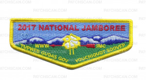 Patch Scan of 2017 National Jamboree Tupwee Gudas Gov Youchiqudt Soovep Flap