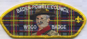 Patch Scan of 463435- Wood Badge Baden Powell Council 