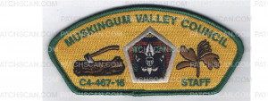 Patch Scan of Muskingum Valley Wood Badge CSP (green border)