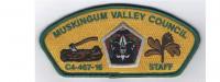 Muskingum Valley Wood Badge CSP (green border) Muskingum Valley Council #467