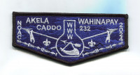 Akela Wahinapay 232 NOAC 2024 Flap (Storm Set) Caddo Area Council #584