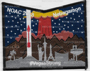 Patch Scan of NOAC 2018 Nebagamon - pocket patch