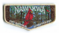 Nawakwa Cardinal Lodge - Cream Border - 2017 National Jamboree-SBR Heart of Virginia Council #602