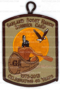 Patch Scan of X168216A GARLAND SCOUT RANCH SUMMER CAMP 2013