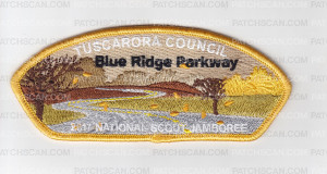 Patch Scan of Tuscarora 2017 National Jamboree Blue Ridge Parkway