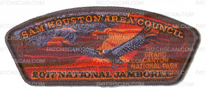 Patch Scan of Sam Houston Area Council- 2017 NSJ- Grand Canyon National Park 