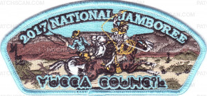 Patch Scan of Yucca Council 2017 National Jamboree JSP KW1877