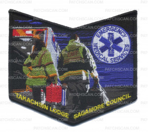 Patch Scan of Sagamore Council - Takachsin Lodge 173 EMS Pocket Piece