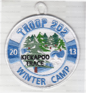 Patch Scan of X164681A Troop 202 Kickapoo Trace