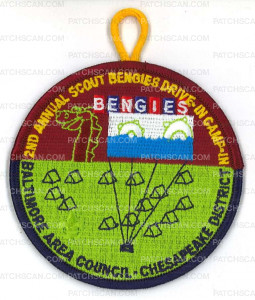 Patch Scan of X170977A 2ND ANNUAL SCOUT BENGIES (100%)