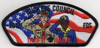BUCKEYE FOS - BLACK BORDER Buckeye Council #436