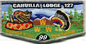 Patch Scan of Cahuilla Lodge 127 - pocket flap