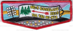Patch Scan of Na Tsi Hi Conclave 2019 Flap RED