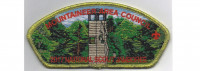 Mountaineer Area Council JSP Climging Tower gold border Mountaineer Area Council #615