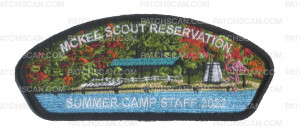 Patch Scan of Mckee Scout Reservation Summer Camp Staff