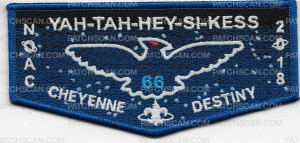 Patch Scan of Yah-Tah-Hey-Si-Kess Cheyenne Destiny - pocket flap