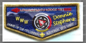 Patch Scan of Lowwapanea Lodge 191 Stephens Flap 