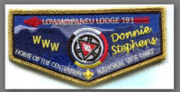 Lowwapanea Lodge 191 Stephens Flap  Northeastern Pennsylvania Council #501