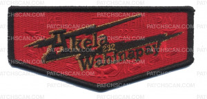 Patch Scan of AKELA WAHINAPAY 232 Fundraiser Flap (Red)
