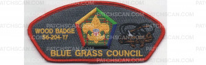 Patch Scan of Wood Badge CSP S6-204-17 (PO 86736)