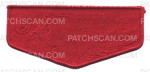 Patch Scan of KU-NI-EH Lodge - Red 2023 NSJ Flap 