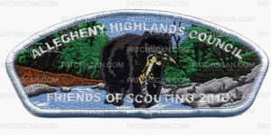 Patch Scan of Allegheny FOS - Blue Border