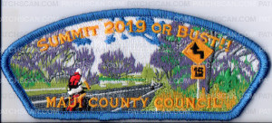 Patch Scan of Maui County Council Summit 2019 or Bust Cyclist 2018