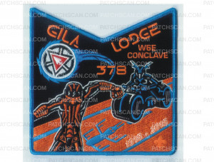 Patch Scan of W6E Conclave Gila Lodge pocket patch (85191)