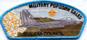 Patch Scan of MILITARY POPCORN SALES SEQUOIA COUNCIL CSP