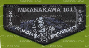 Patch Scan of MIKANAKAWA 101 NOAC Flap 2018 (Strong, the Bow) 
