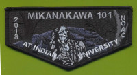 MIKANAKAWA 101 NOAC Flap 2018 (Strong, the Bow)  Circle Ten Council #571