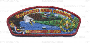 Patch Scan of CSP- Commissioner Service- Red Metallic Border