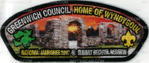 Patch Scan of Greenwich Council- Home of Wyndygoul CSP - Black Metallic 