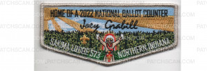Patch Scan of 2022 National Ballot Counter Flap (PO 100371)