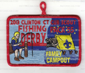 Patch Scan of  X164628A Pack 55 Fishing Derby