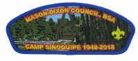 Camp Sinoquipe 1948-2018 CSP (Chapel) Mason-Dixon Council #221(not active) merged with Shenandoah Area Council