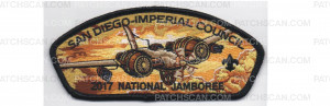 Patch Scan of 2017 National Jamboree - Plane (PO 86433)
