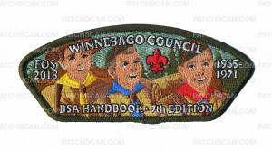 Patch Scan of Winnebago Council 2018 FOS 7th Edition 1965-71 CSP