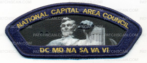 Patch Scan of National Capital Area Council DC MD NA SA VA VI Lincoln Memorial CSP