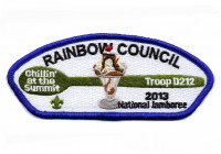 RAINBOW COUNCIL- 2013 JAMBOREE- TROOP D212- 212097 Rainbow Council #702