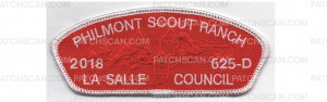 Patch Scan of Philmont CSP White Border (PO 87749)