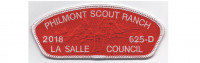 Philmont CSP White Border (PO 87749) La Salle Council #165