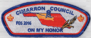 Patch Scan of 2016 FOS ON MY HONOR CSP