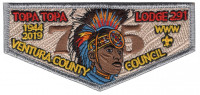 P24882 Topa Topa Lodge 291 75th Anniversary Ventura County Council #57