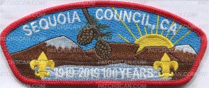 Patch Scan of Sequoia Council, CA CSP 1919-2019 100 Years 