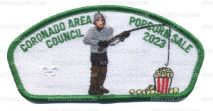Patch Scan of Coronado Area Council Popcorn Sale 2023