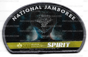 Patch Scan of National Jamboree 2017 Marin Council - csp Spirit