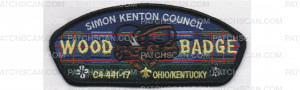 Patch Scan of Wood Badge Three Beads (PO 86925)