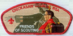 Patch Scan of CHICKASAW FRIENDS OF SCOUTING