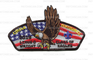 Patch Scan of Circle Ten Council - Class of Eagles 2019 